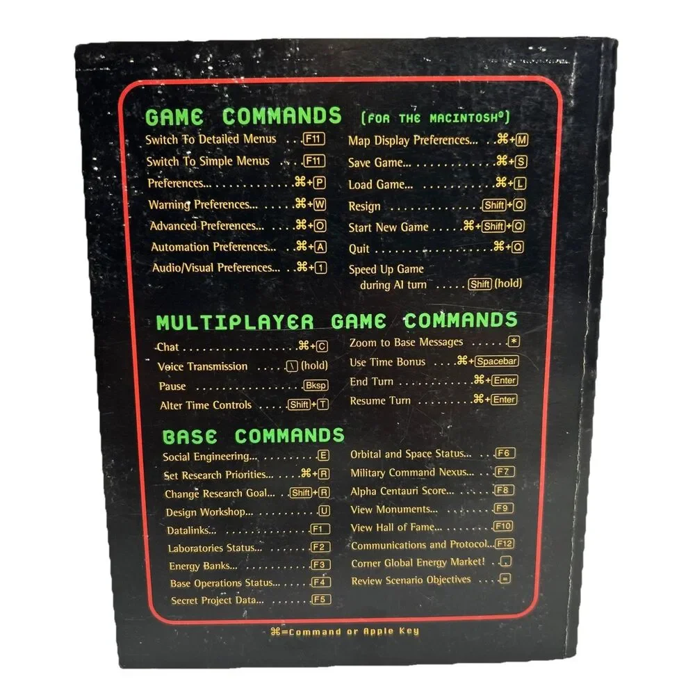 Sid Meier's Alpha‎ Centauri (PC, 1998) CDRom Video Game Guide - MANUAL ONLY